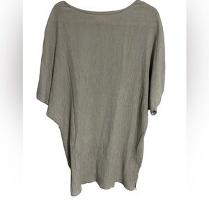 Light Grey Textured Beach Cover-Up or Tunic